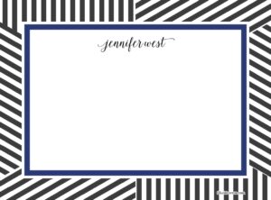 Patternly Stripes Notecards - Set of 20