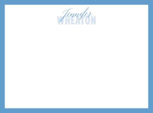Script and Sans Notecards - Set of 20