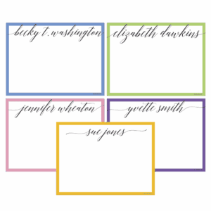 Calligraphy Notecards - Set of 20