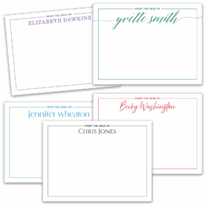 From The Desk Notecards - Set of 20