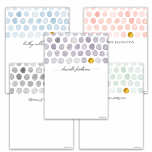 Soft Dots Notecards - Set of 20